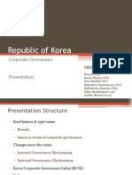 Presentation On Corporate Governance - Group 8