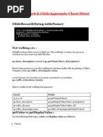 GlideRecord Cheat Sheet & Pagination Guide | PDF | Computer Programming ...