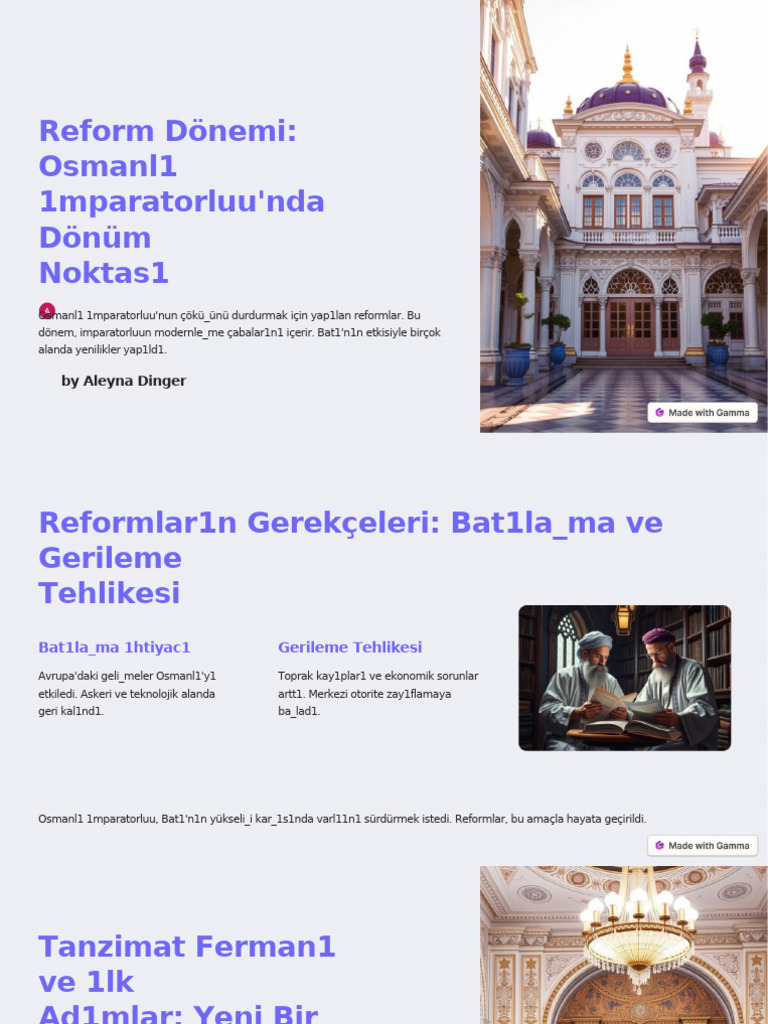 Reform Donemi Osmanli Imparatorlugunda Donum Noktasi | PDF