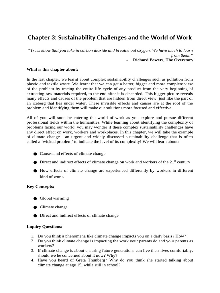 Chapter 3 Unit 8 Final | PDF | Climate Change | Greenhouse Gas