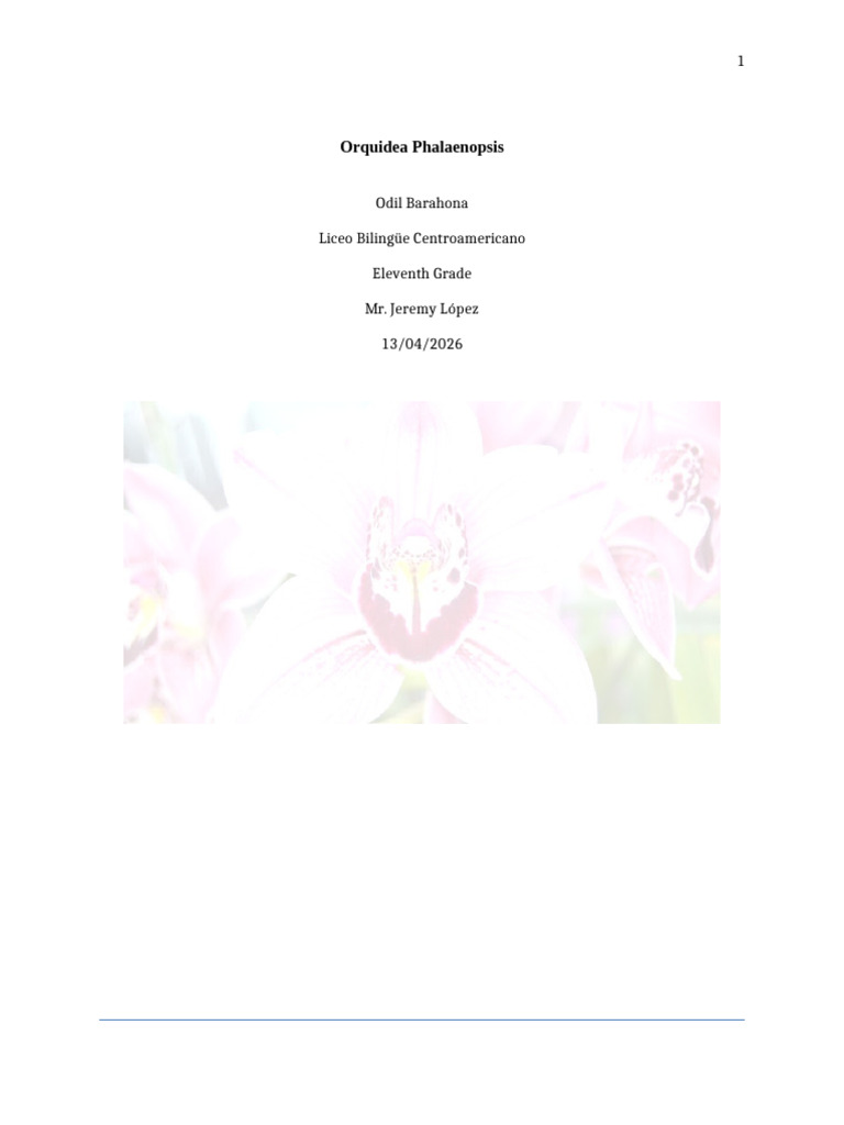 CW3 Odil Final Version | PDF | Plantas