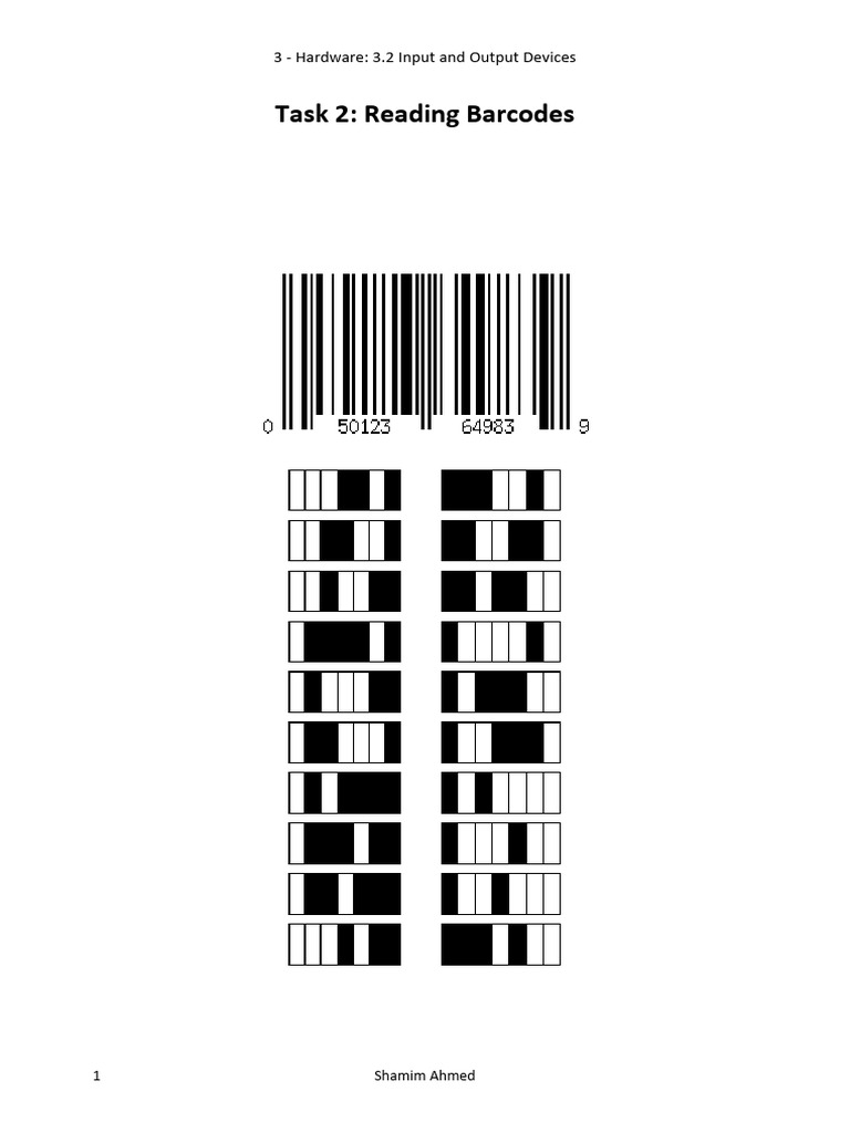Task 2_Reading Barcodes | PDF