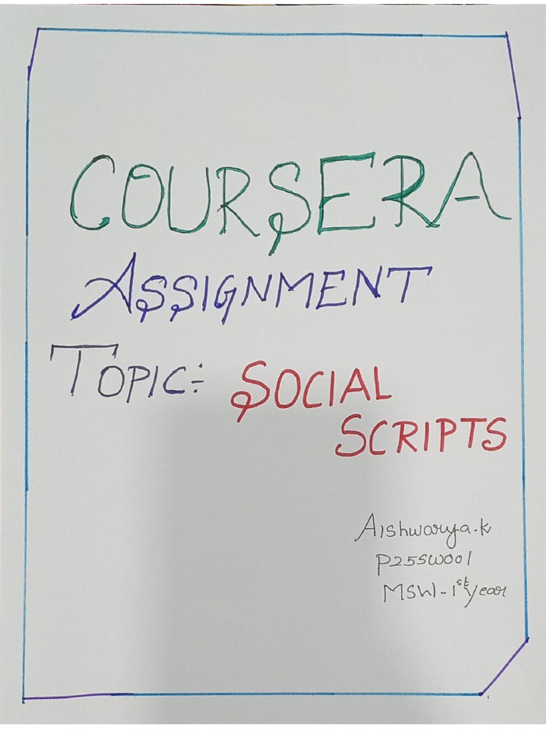 Coursera Assignment | PDF