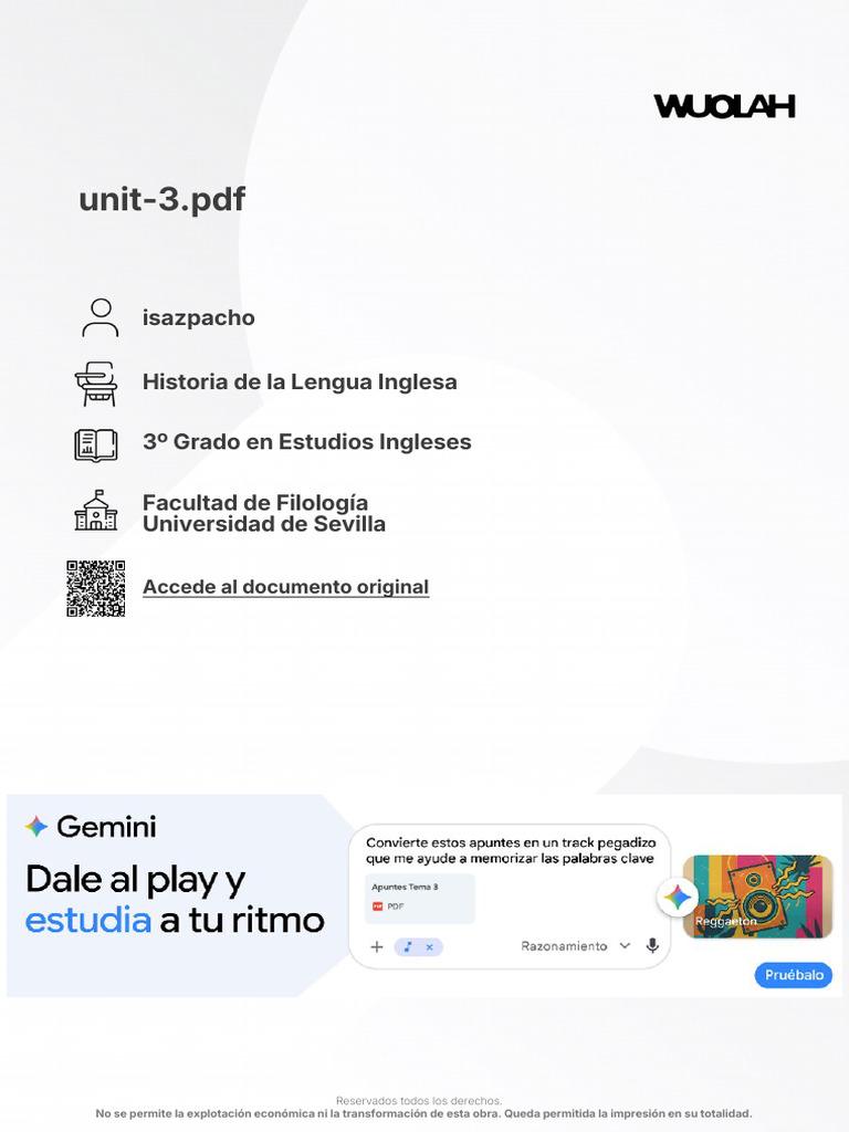 Wuolah Free Unit 3 (1) | PDF | Asimilacion cultural | Lingüística
