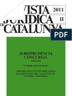 Criterios de Los Juzgados Mercantiles de Barcelona y de Catalunya