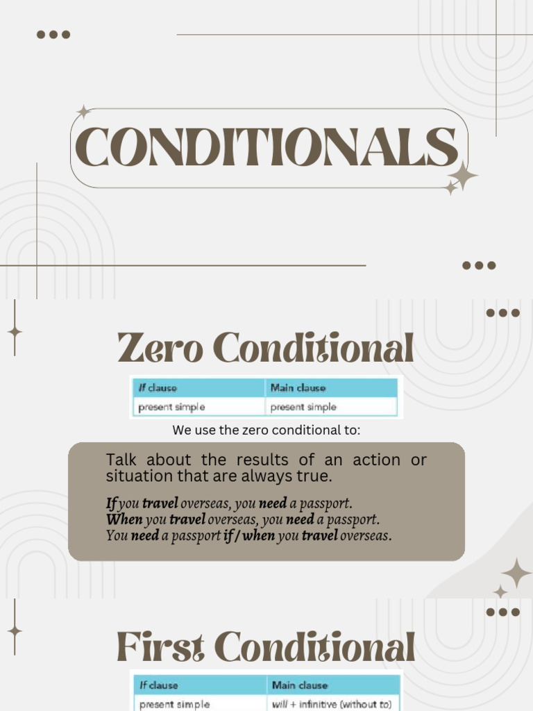 Conditionals | PDF
