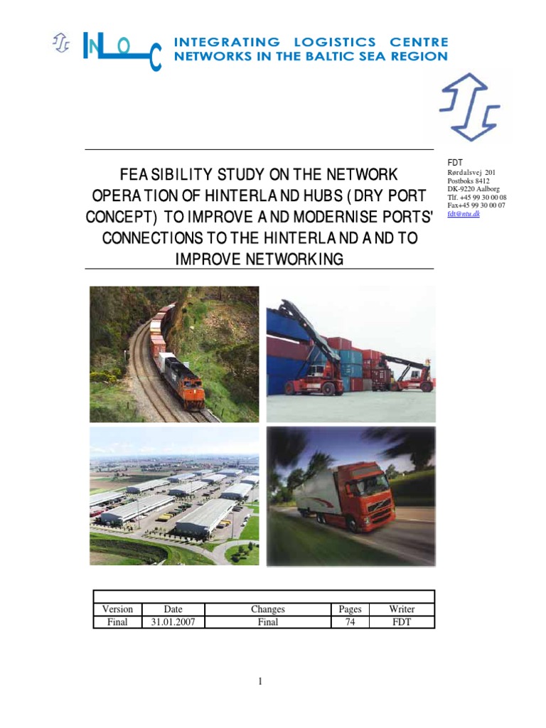 Feasibility Study Dry Ports | PDF | Port | Transport