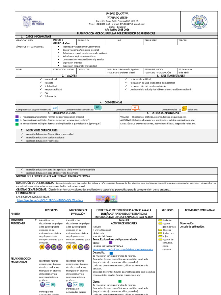 EXP 11.INICIAL 4 AÑOS Ay B | PDF | Aprendizaje | Educación de la ...
