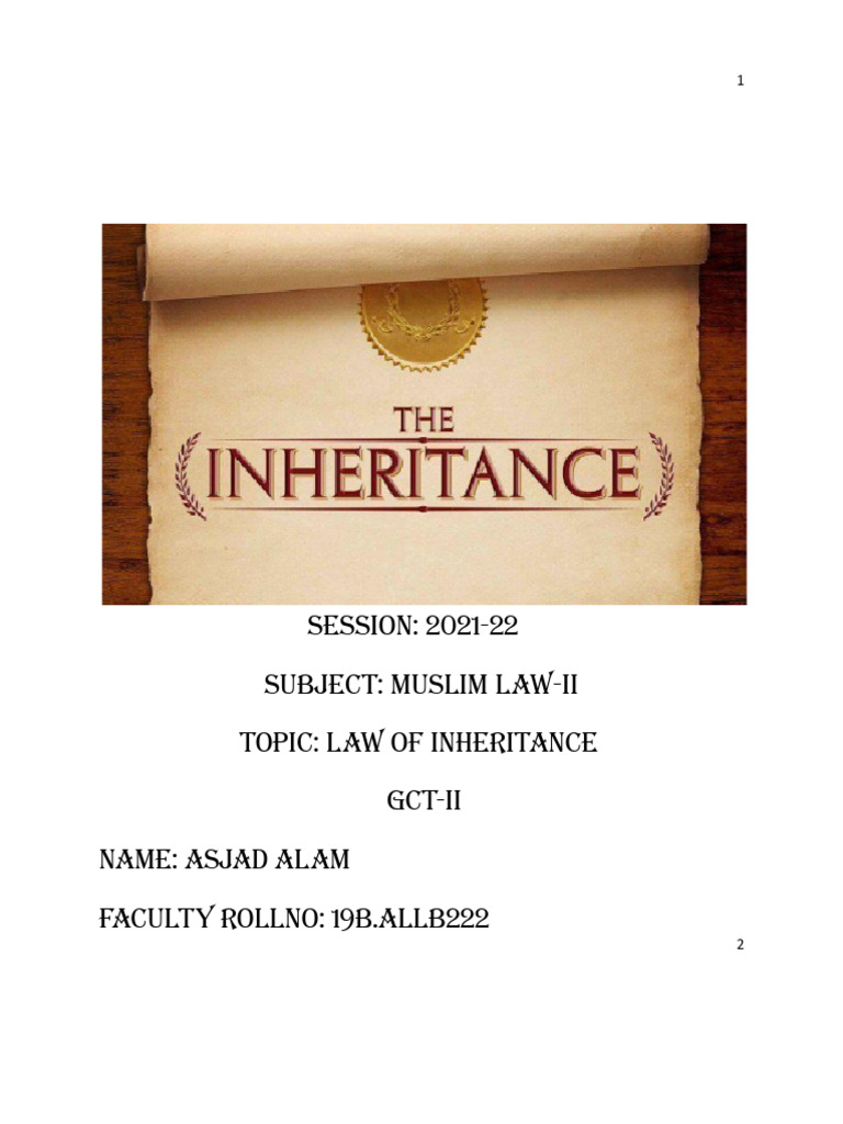 Inheritance | PDF