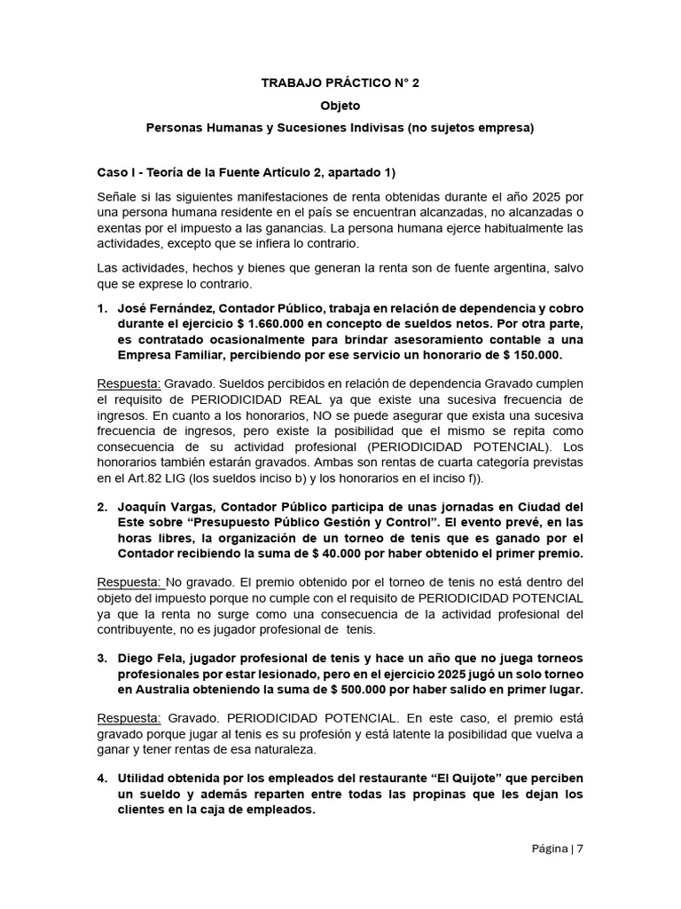 Guia TP 1º Parte 2026 (C Soluciones) - TP 2 | PDF | Impuesto sobre la ...