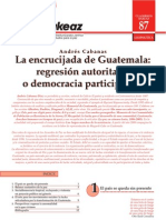 La encrucijada de Guatemala