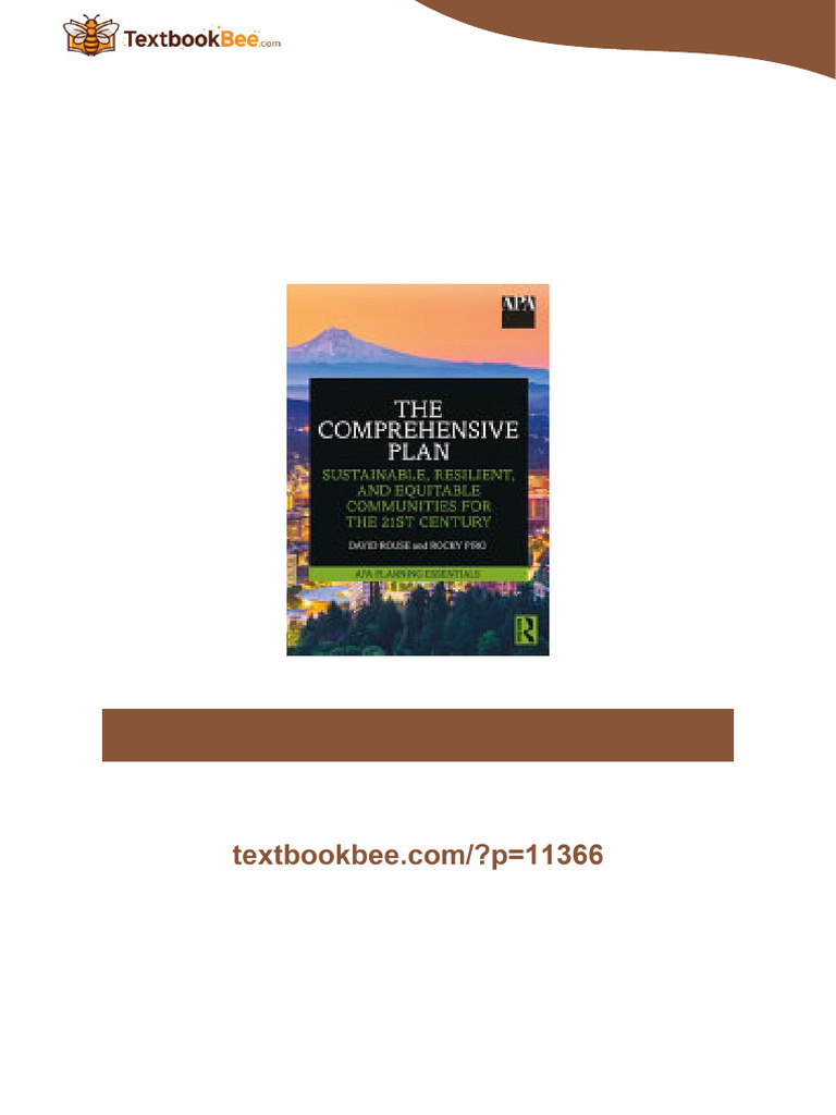 The Comprehensive Plan Sustainable Resilient and Equitable Communities ...