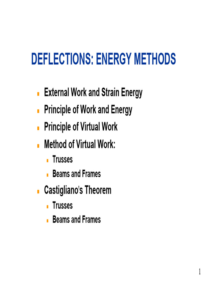 Energy Theorems | PDF | Classical Mechanics | Applied And ...
