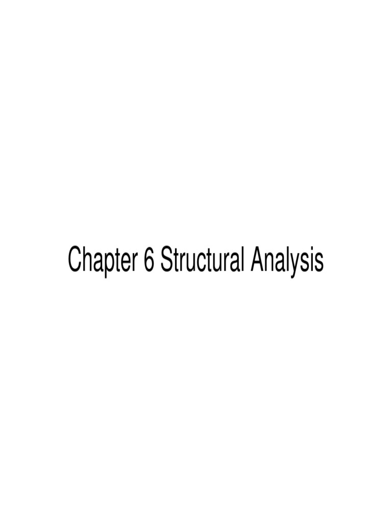 06 Structural Analysis | PDF | Truss | Structural Analysis