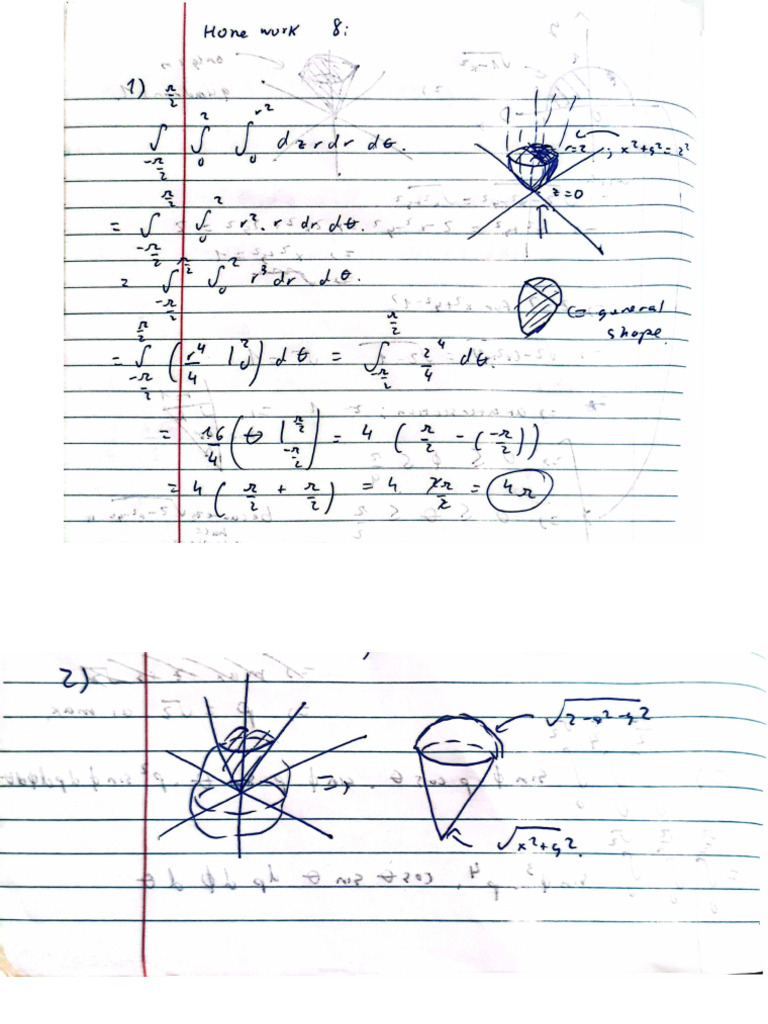 Calculus 3 Exercises and Solutions | PDF