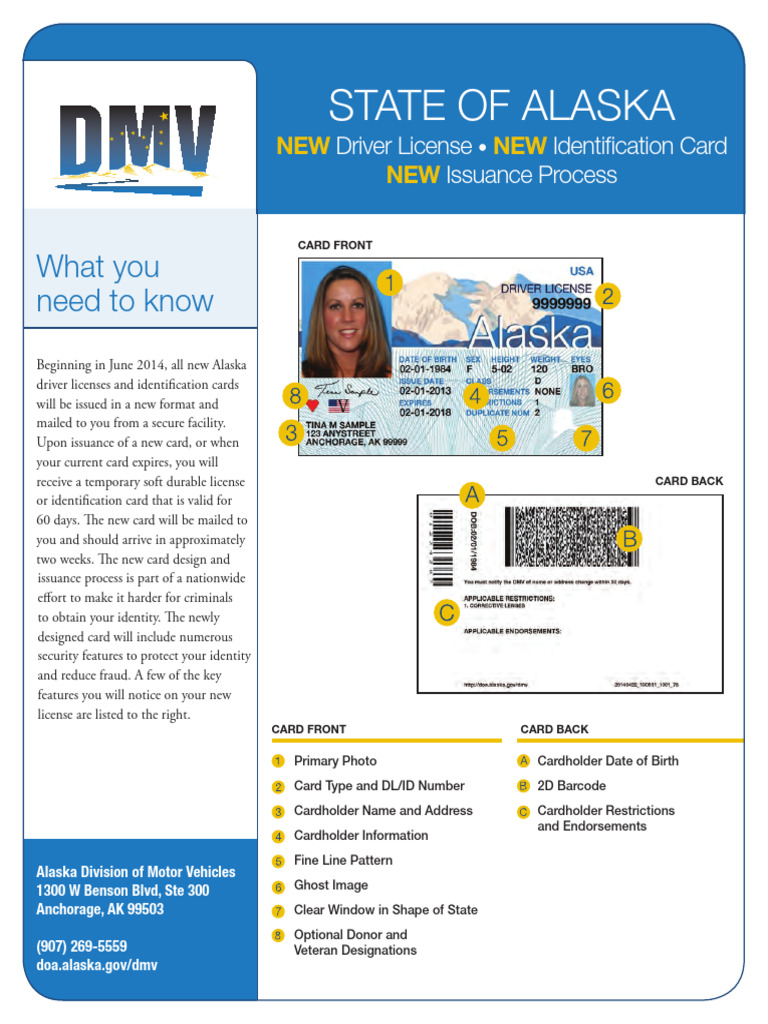 DMV Flyer About New DL or ID Card (2014) | PDF