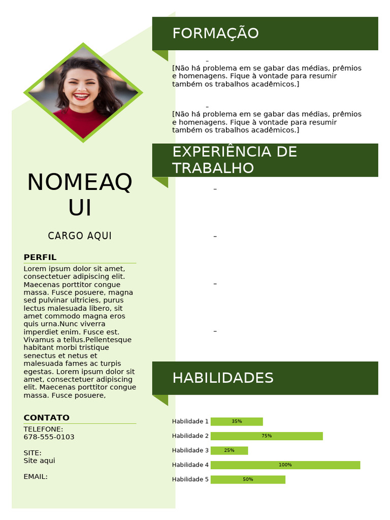 modelo CV (3) | PDF