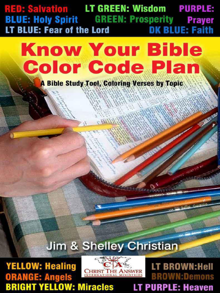 Know Your Bible Color Code Plan | PDF | Jesus | Logos (Christianity)