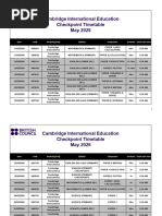 O Level Timetable: Oct-Nov 2025 | PDF | Qualifications | Student ...