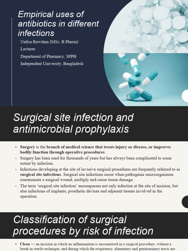Empirical Uses of Antibiotics L2 | PDF | Methicillin Resistant ...