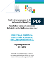 Maestria Actuaria Seguridad Social