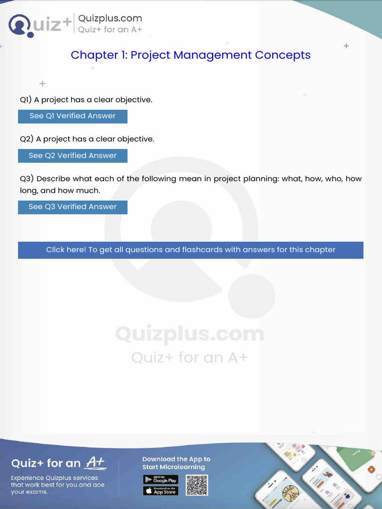 A Project Has a Clear Objective | PDF | Project Management | Evaluation