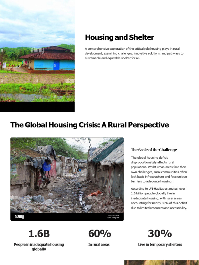 Housing and Shelter | PDF | Sustainability | Governance