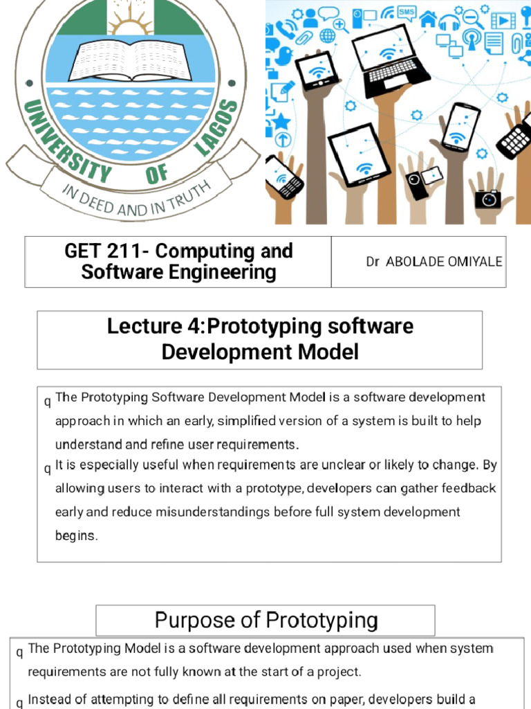GET 211- Computing and Software Engineering (Lectures 4 & 5 )_Phoenix | PDF