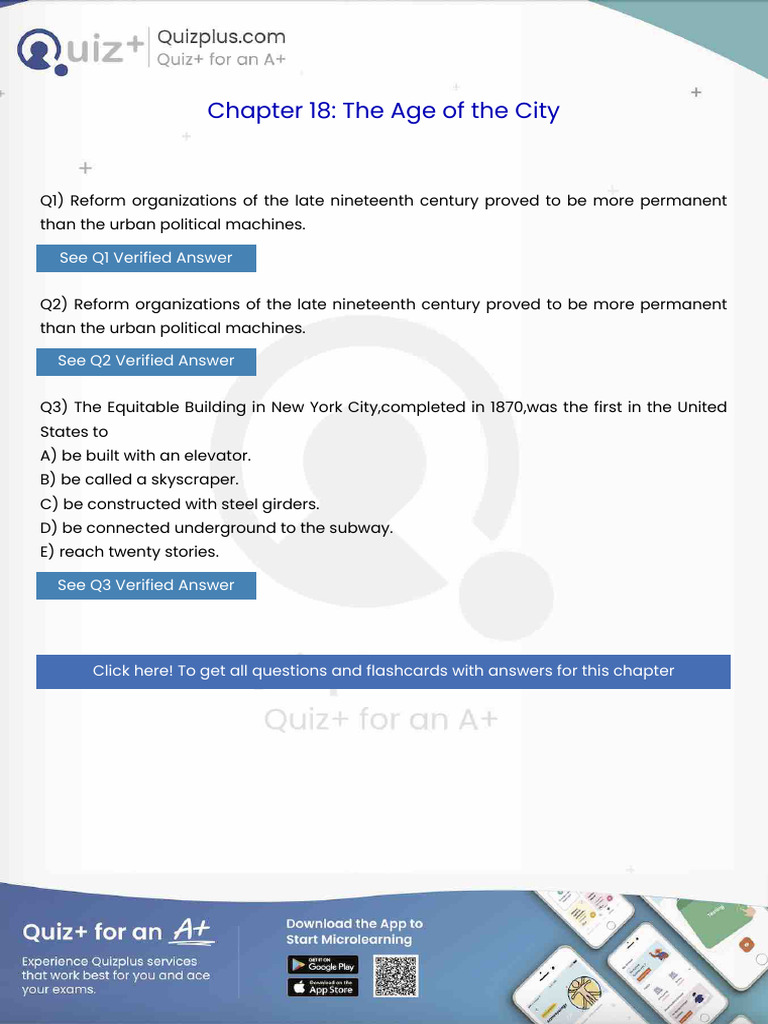 Reform Organizations of the Late Nineteenth Century Proved to Be More ...