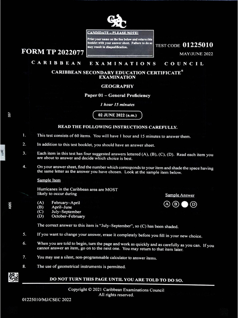 pdfcoffee.com_csec-paper-1-2022-geo-pdf-free-inverted | PDF