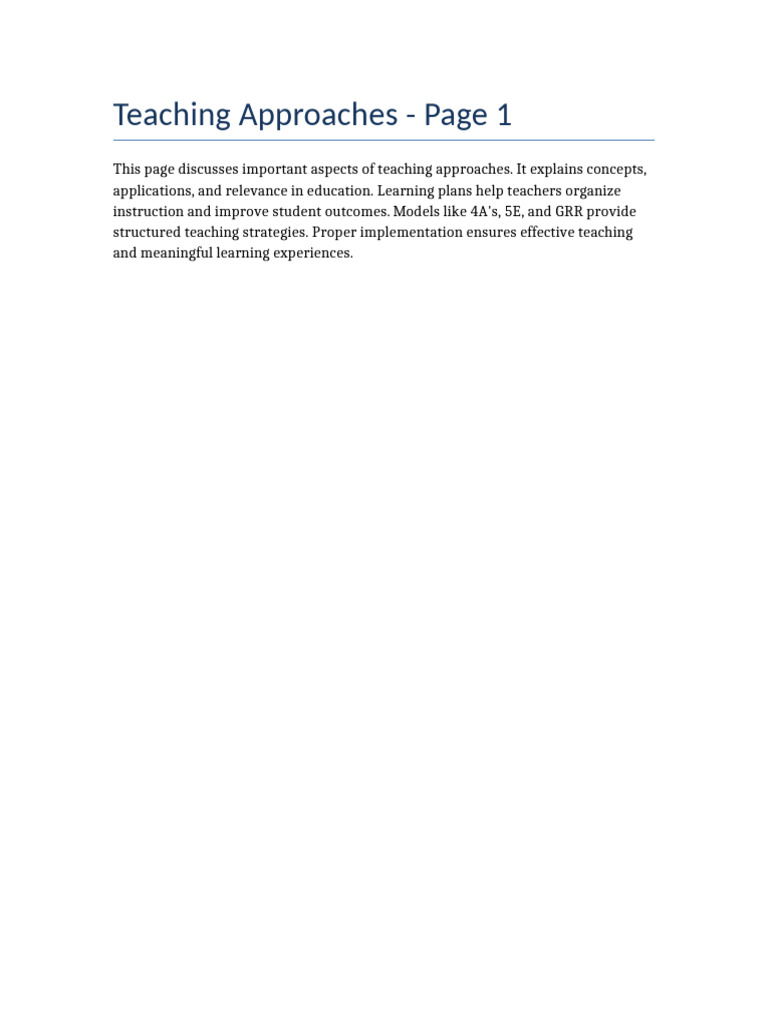 Learning Plan Document 4 | PDF | Learning | Cognitive Science