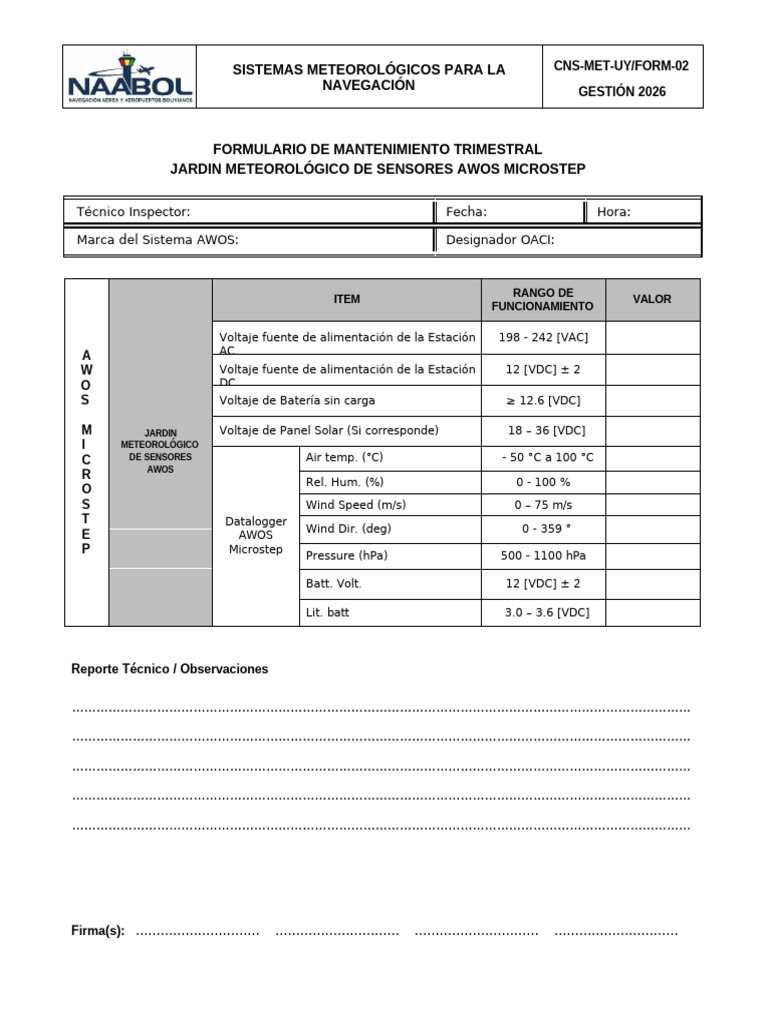 CNS-MET-UY FORM-02 | PDF