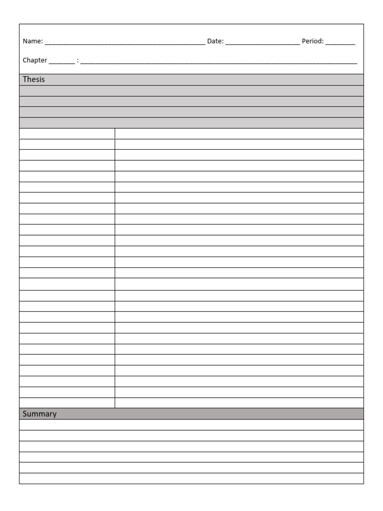 AP World History Notes Template | PDF