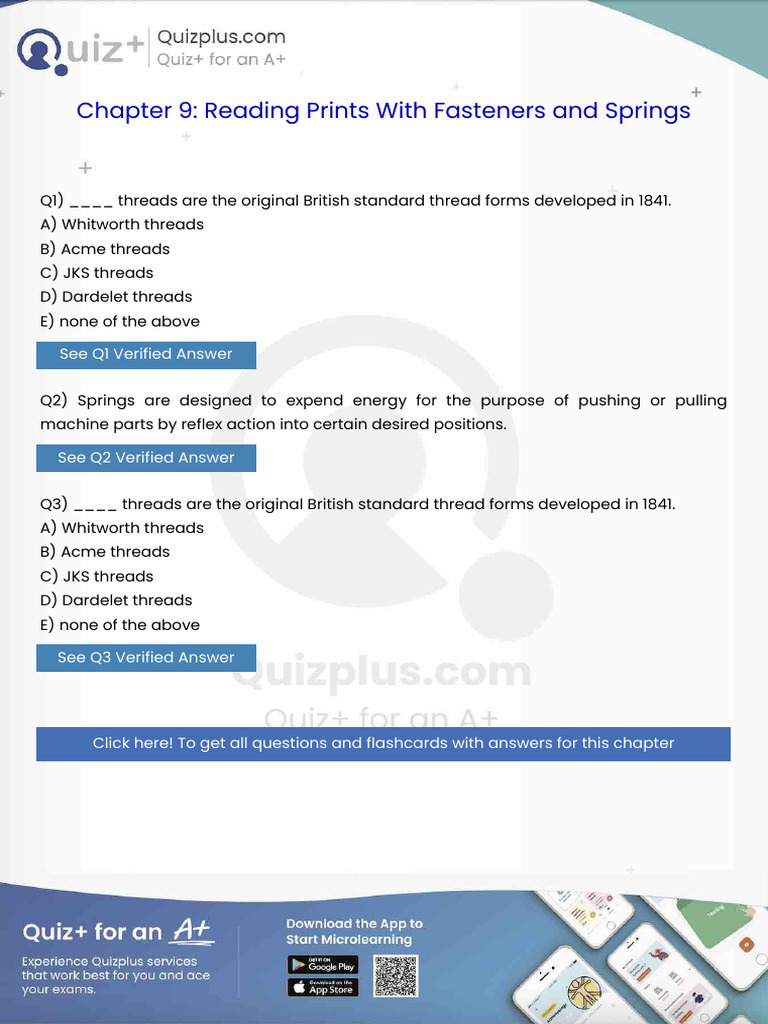 Threads Are the Original British Standard Thread Forms Developed in ...