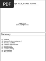 Linuxdays 2005, Samba Tutorial: Alain Knaff