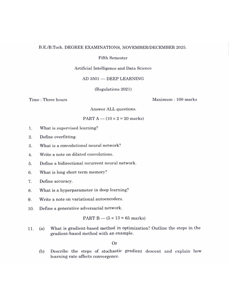 AD3501 Nov Dec 2025 Question Paper | PDF