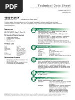 512X310 Epoxy Primer Technical Data Sheet | PDF | Specification ...