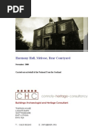 Harmony Hall, Rear Courtyard Investigation,