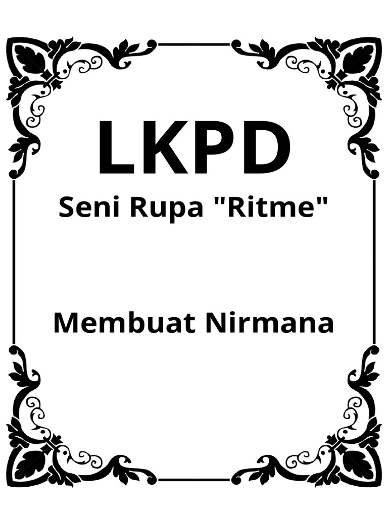 LKPD SENI - RITME (Membuat Nirmana) | PDF