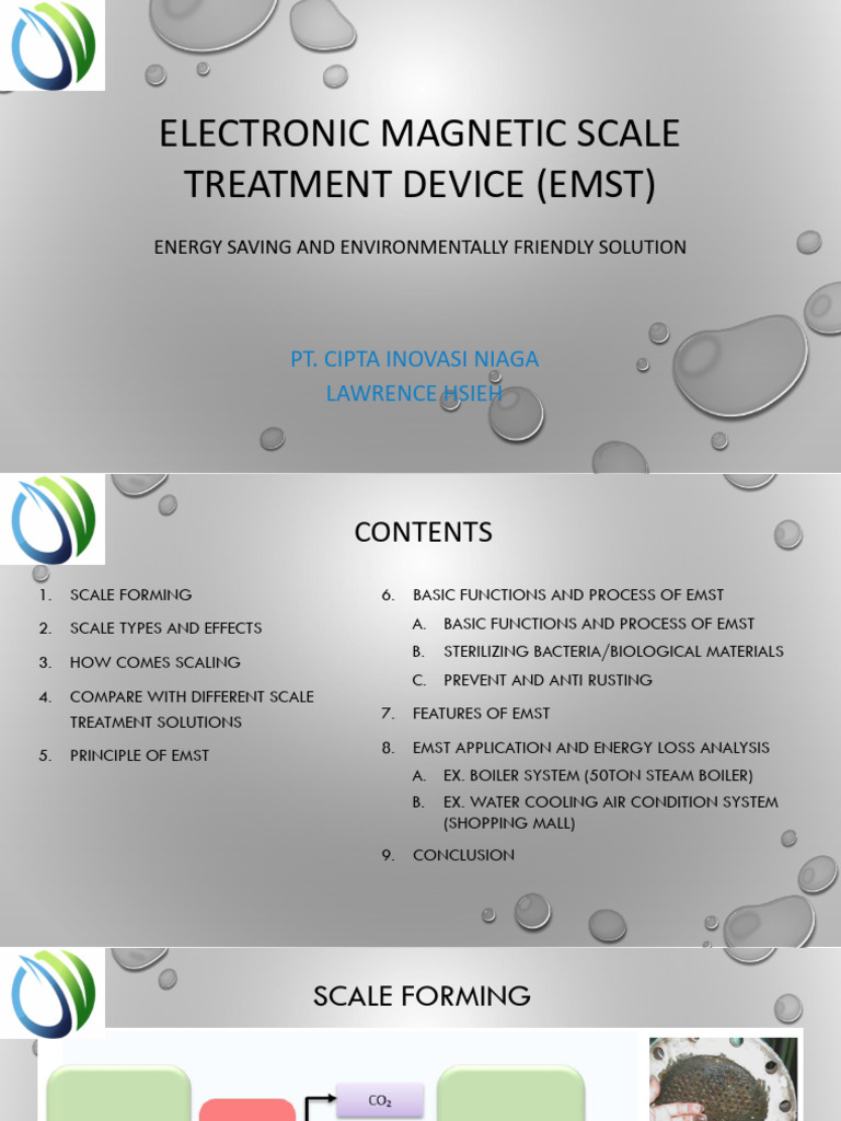 Electronic Magnetic Scale Treatment Device (EMST) CIN-202010203 | PDF ...