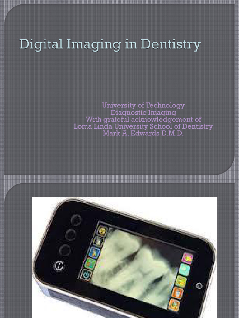 Diagnostic Imaging Digital Imaging Presentation | PDF | Charge Coupled ...