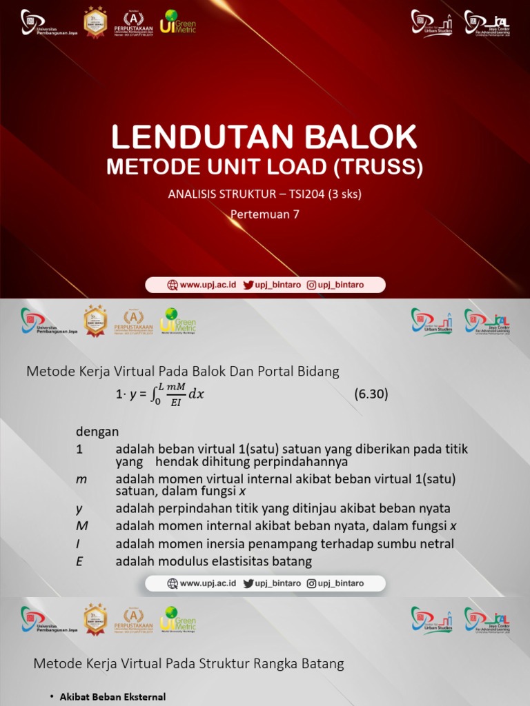 Unit Load Truss | PDF