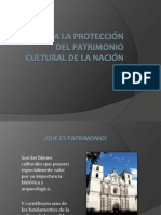 Ley para La Protección Del Patrimonio Cultural de