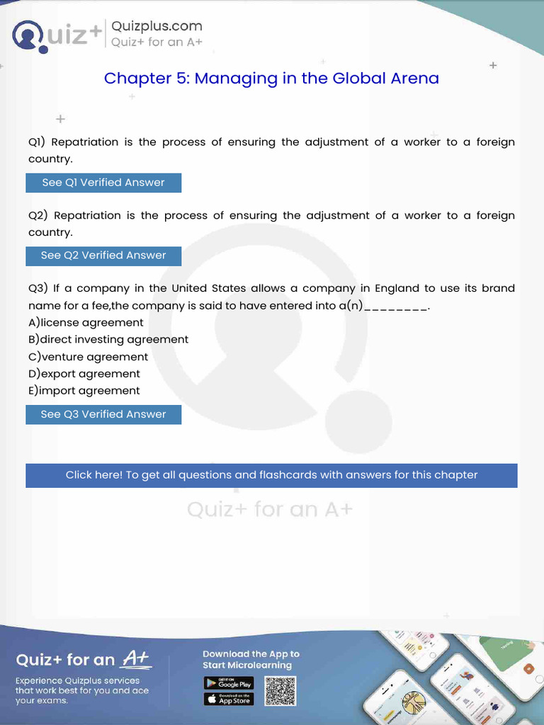 Repatriation Is The Process of Ensuring The Adjustment of A Worker To A ...