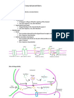 Lecture 1-CNS and Neurotransmitters: Types of Channels