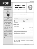 CCMA LRA Form 7.13: Arbitration Request | PDF | Government