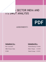 BANKING Sector India and Swot Analysis