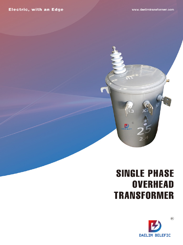 Single Phase Overhead Transformer | PDF