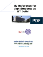 Handy Reference For Foreign Students at IIT Delhi