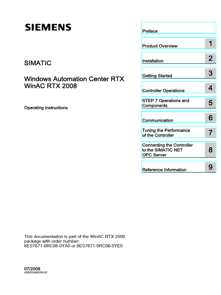 Winac Rtx 2008 Manual en-us | PDF | Computing | Computer Engineering
